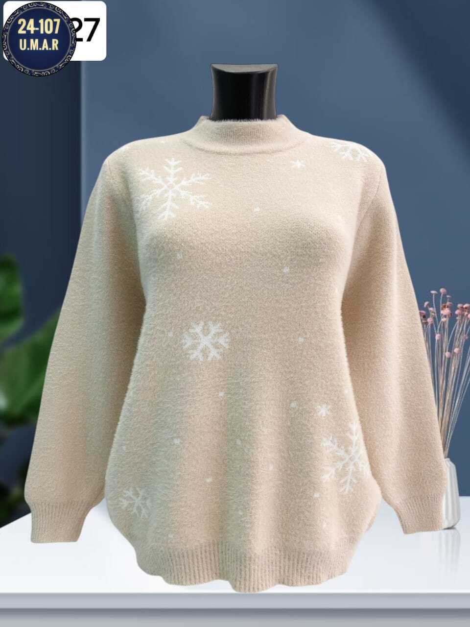свитера женские,женская кофта,свитер со снежинками,кофта модная,зимняя кофта