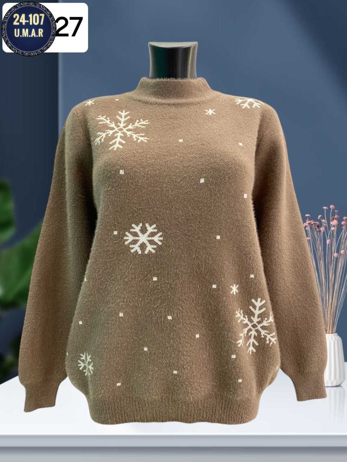 свитера женские,женская кофта,свитер со снежинками,кофта модная,зимняя кофта