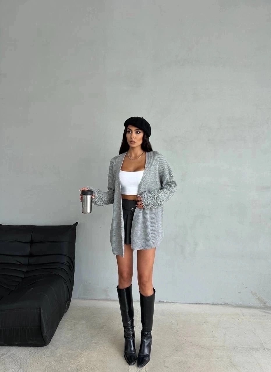 кофта кардиган,кардиган,вязаные кардиганы,серый кардиган,вязаные кардиганы женские
