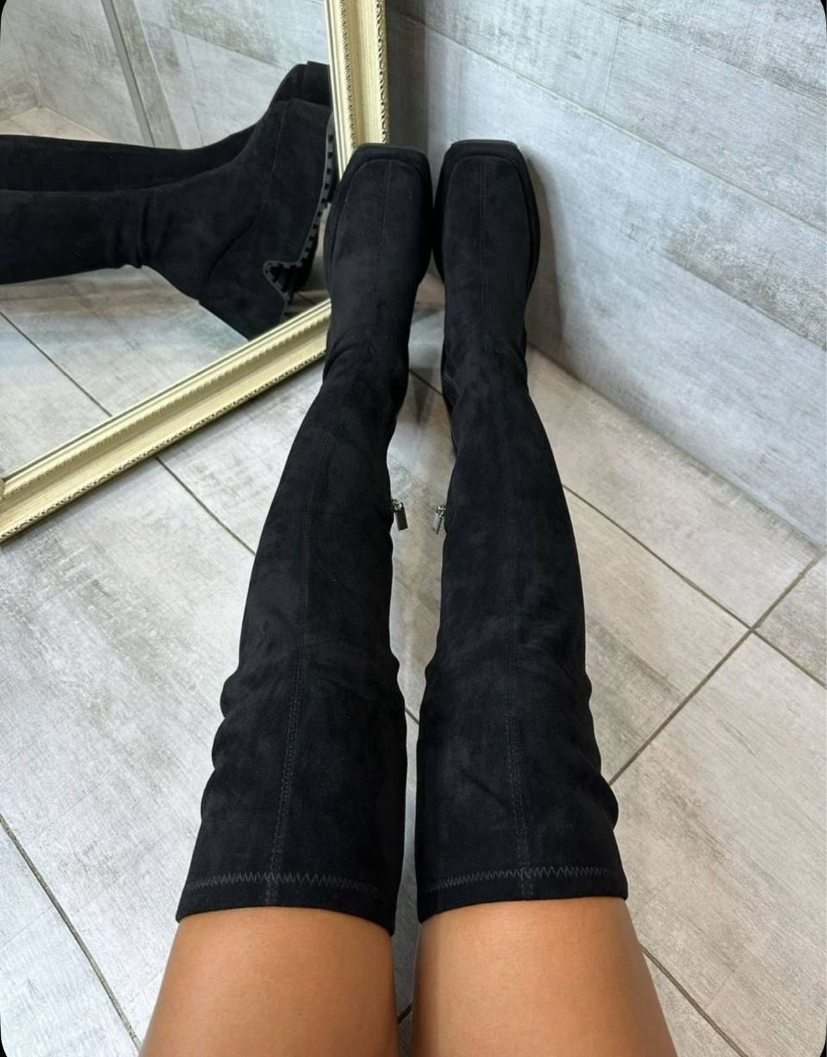 ботфорты зимние на каблуке и платформе,сапоги замшевые на платформе,ботфорты на платформе,сапоги ботфорты,