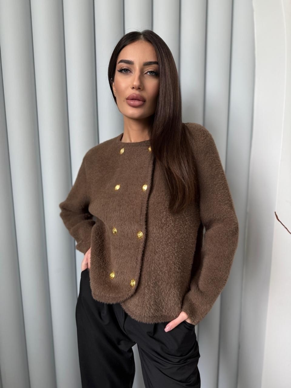 коричневый кардиган,вязаные кардиганы,кардиган,кардиган на пуговицах,двубортный кардиган