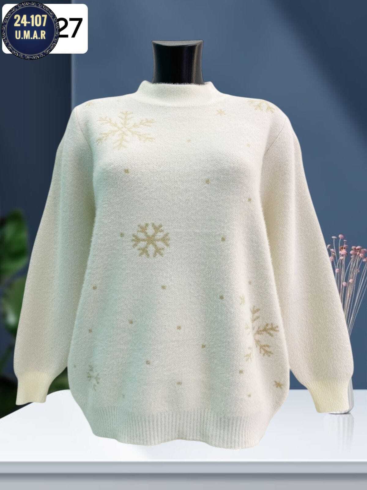 свитера женские,женская кофта,свитер со снежинками,кофта модная,зимняя кофта