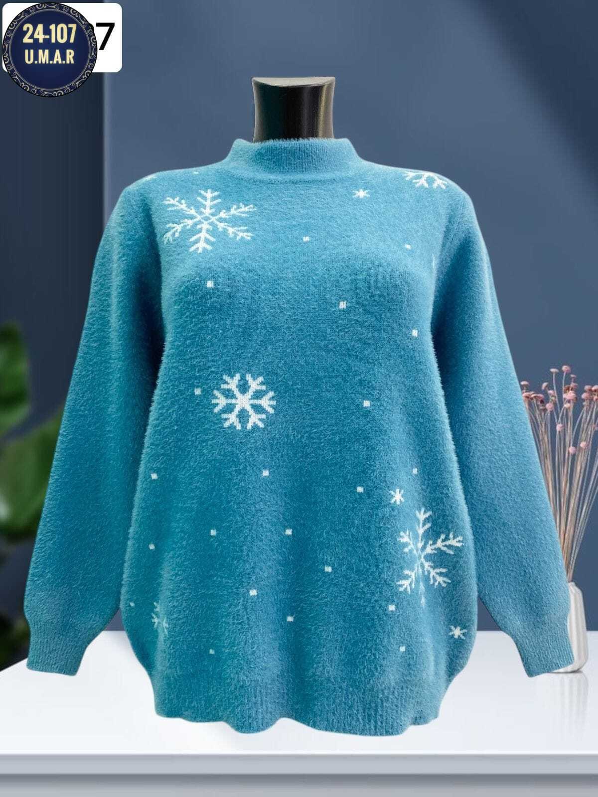 свитера женские,женская кофта,свитер со снежинками,кофта модная,зимняя кофта