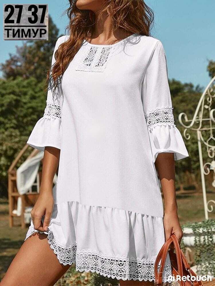 платье туника,платье с кружевами,женская платья,модное платье,платье