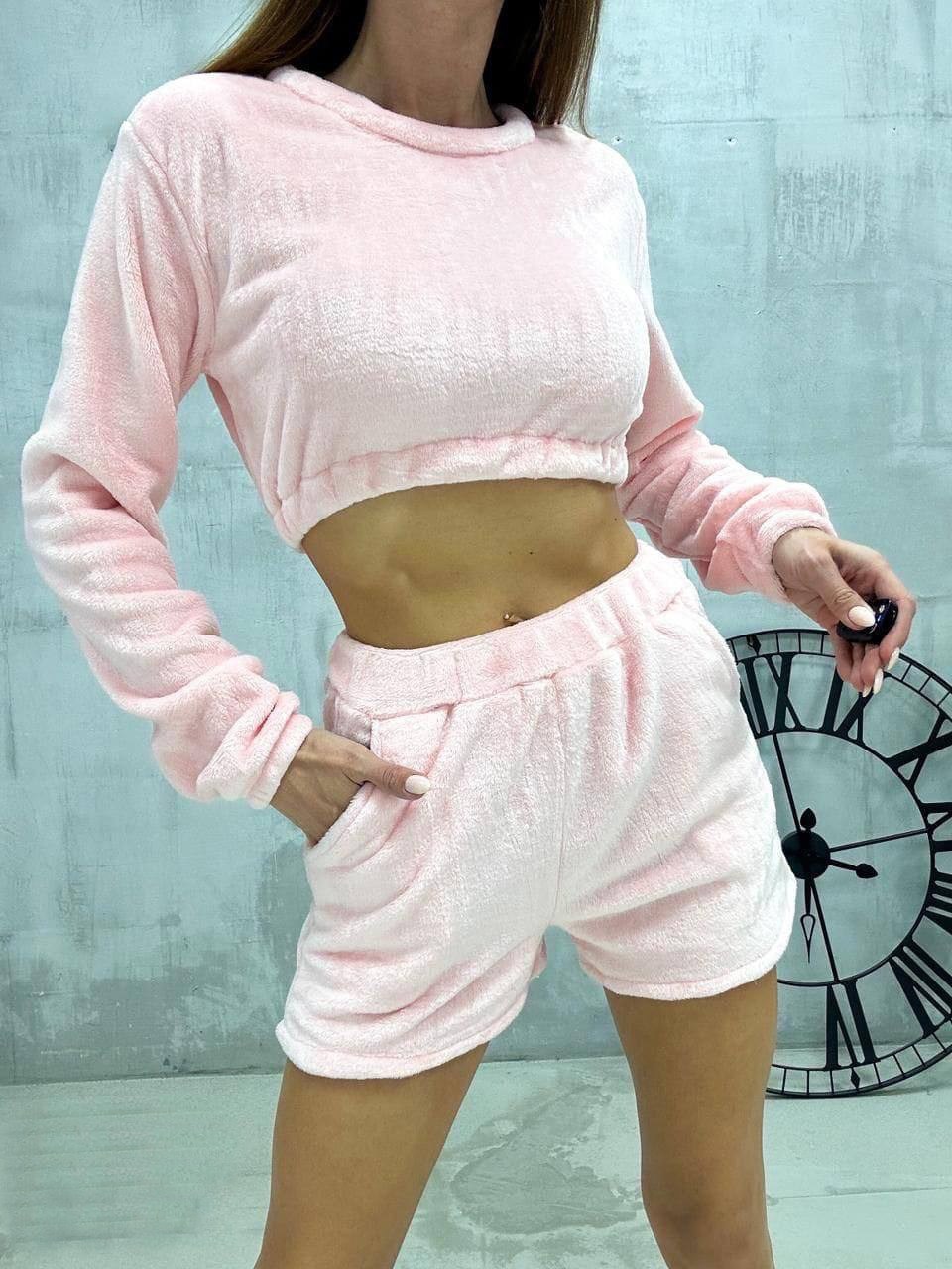 плюшевая пижама женская,плюшевая пижама,теплая пижама,одежда для подростка,милая голубая пижама