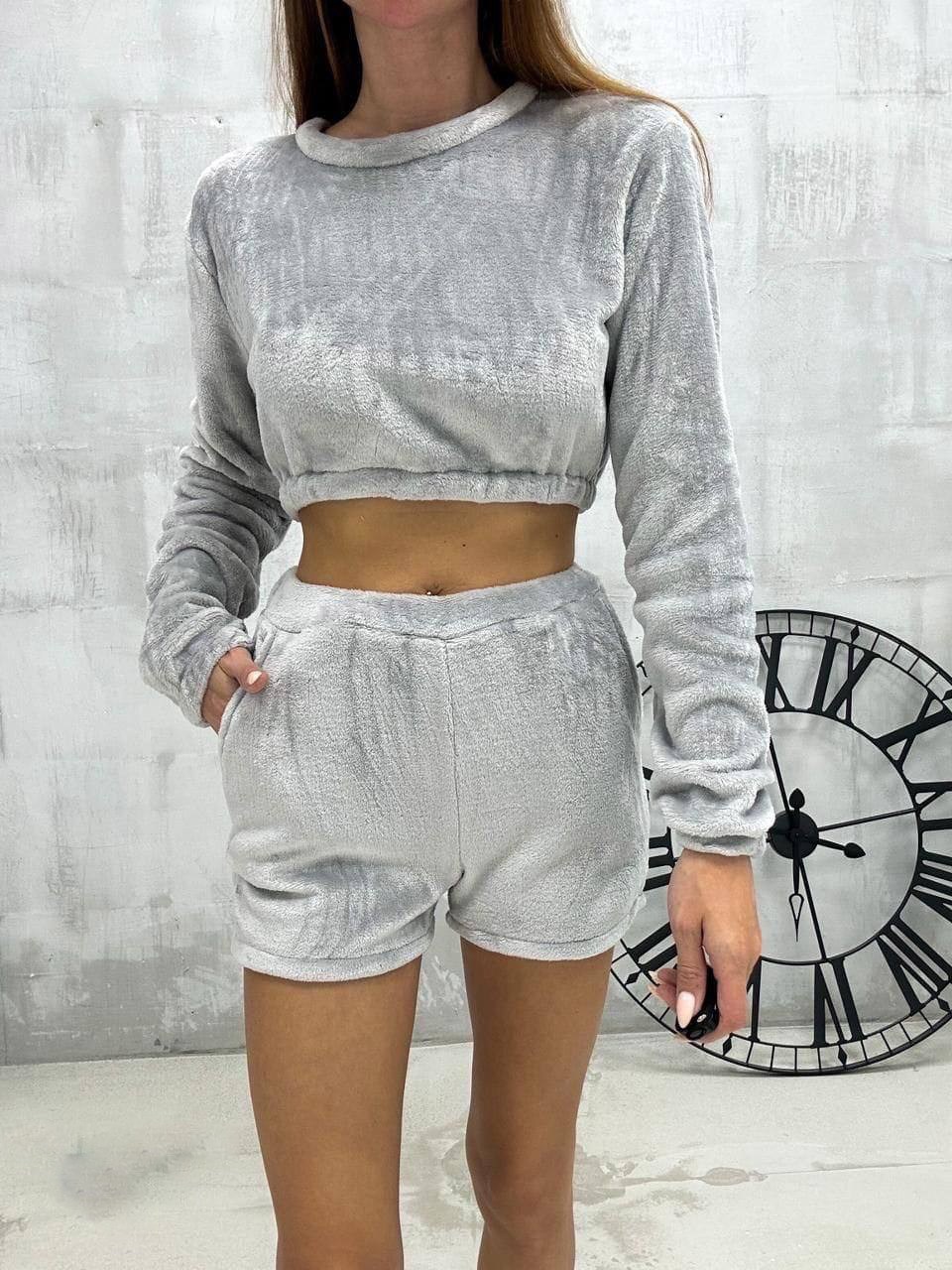 плюшевая пижама женская,плюшевая пижама,теплая пижама,одежда для подростка,милая голубая пижама