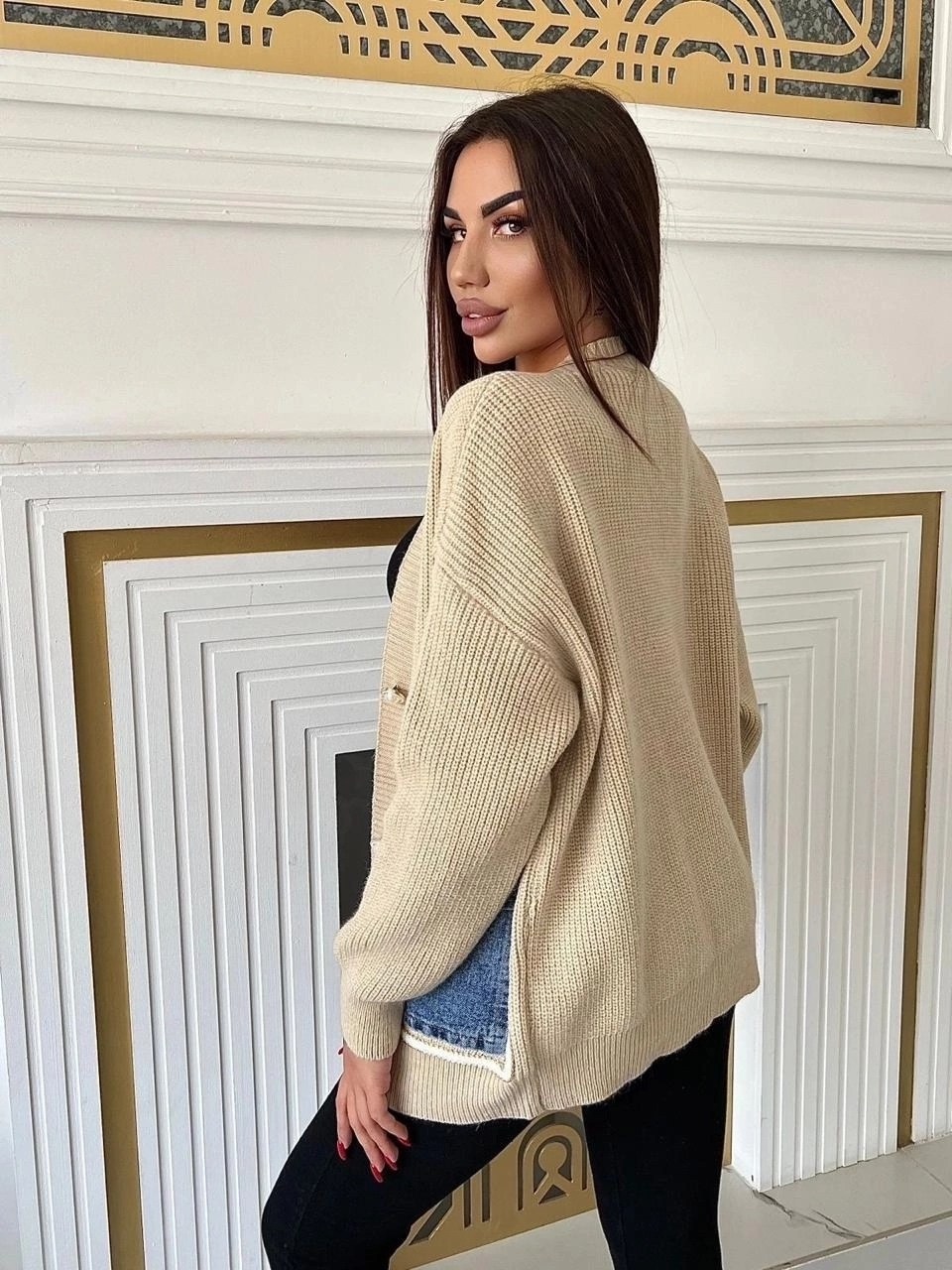 кардиган стильный,кардиган вязаное,кардиган,кофта кардиган,кардиган комбинированный