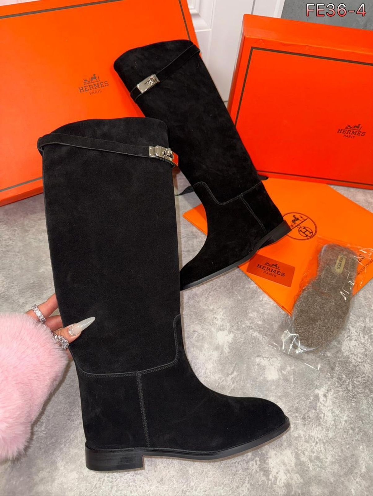 сапоги hermes,сапоги натуральные,сапоги,женские сапоги,замшевые сапоги