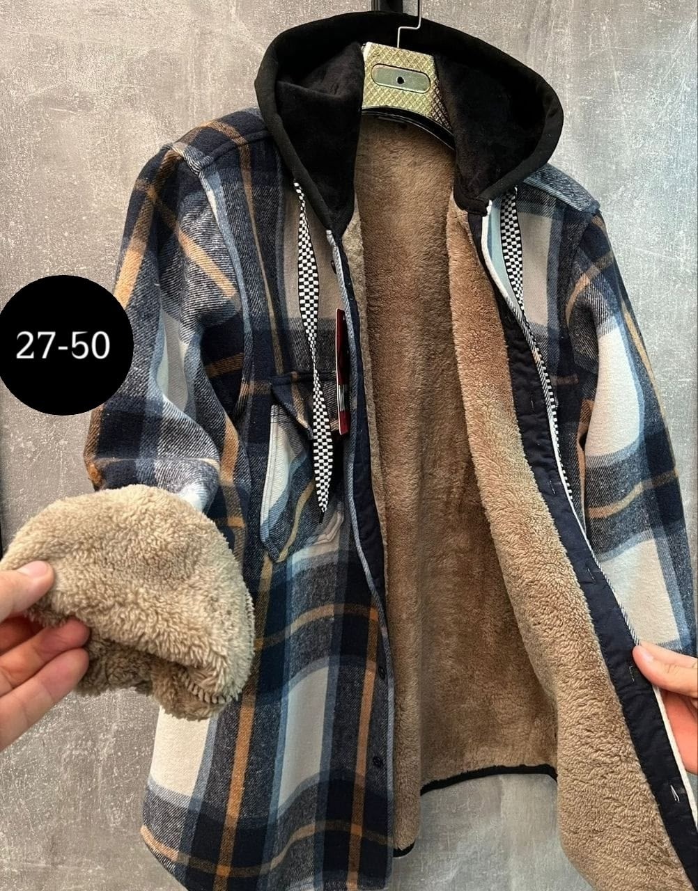 рубашка с капюшоном,теплая рубашка,рубашка на флисе,клетчатая куртка,рубашки на меху
