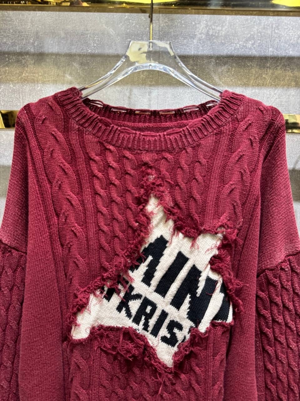 джемпер лакшери рвань,свитер с рваными краями женский,модный женский свитер,женские свитера,свитера вязаные