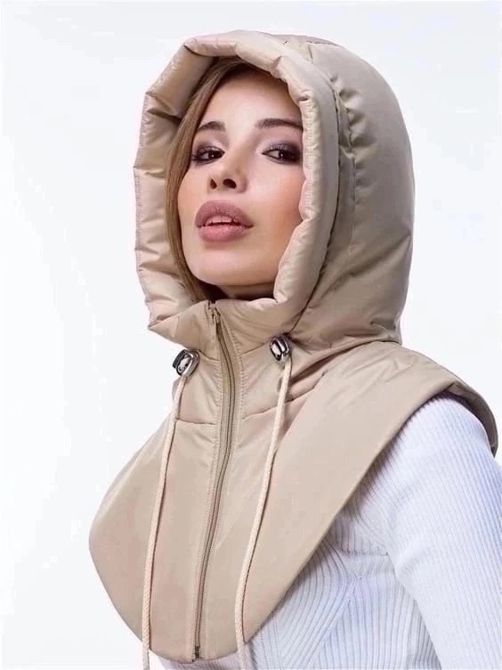 зара капор капюшон,капюшон манишка,съемный капюшон,манишка с капюшоном женская,отдельный капюшон