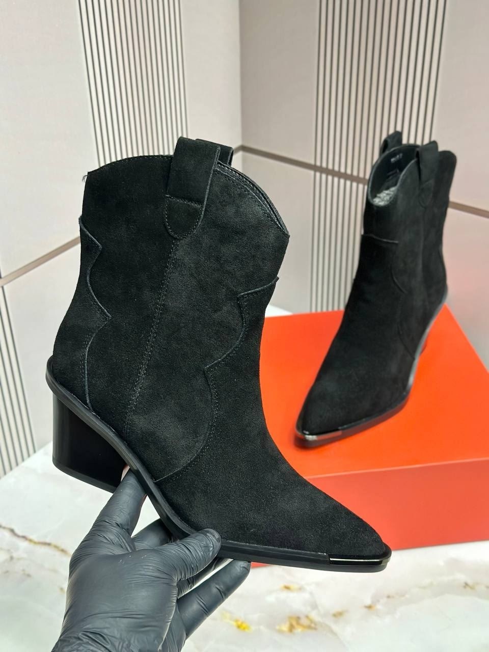 ,ботильоны казаки, женская,казаки замшевые эконика,сапоги казаки женские