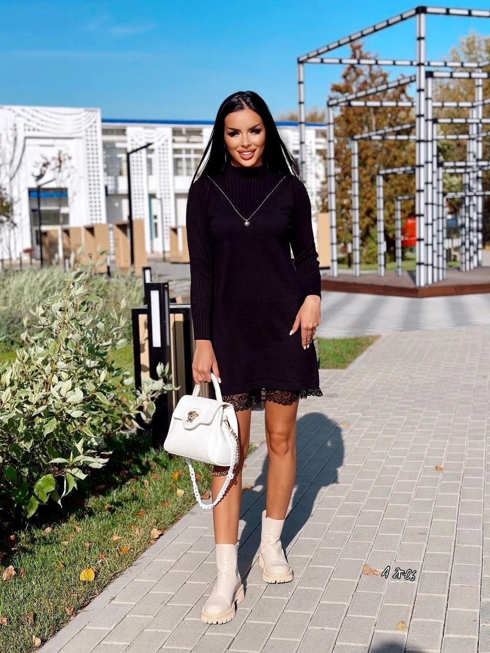 платье трикотажное женское,платье модное,платье вязаное,платье с кружевами,трикотажное платье