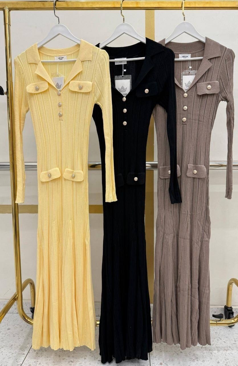 трикотажное платье,платье женские,платье с пуговицами,вязаное платье,платья роскошные