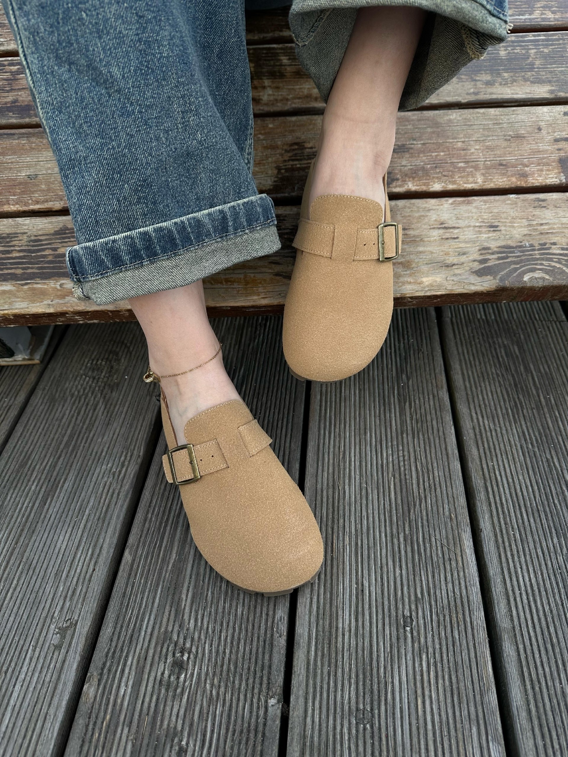 ,модные тапочки,босоножки замшевые,мюли женские,повседневная