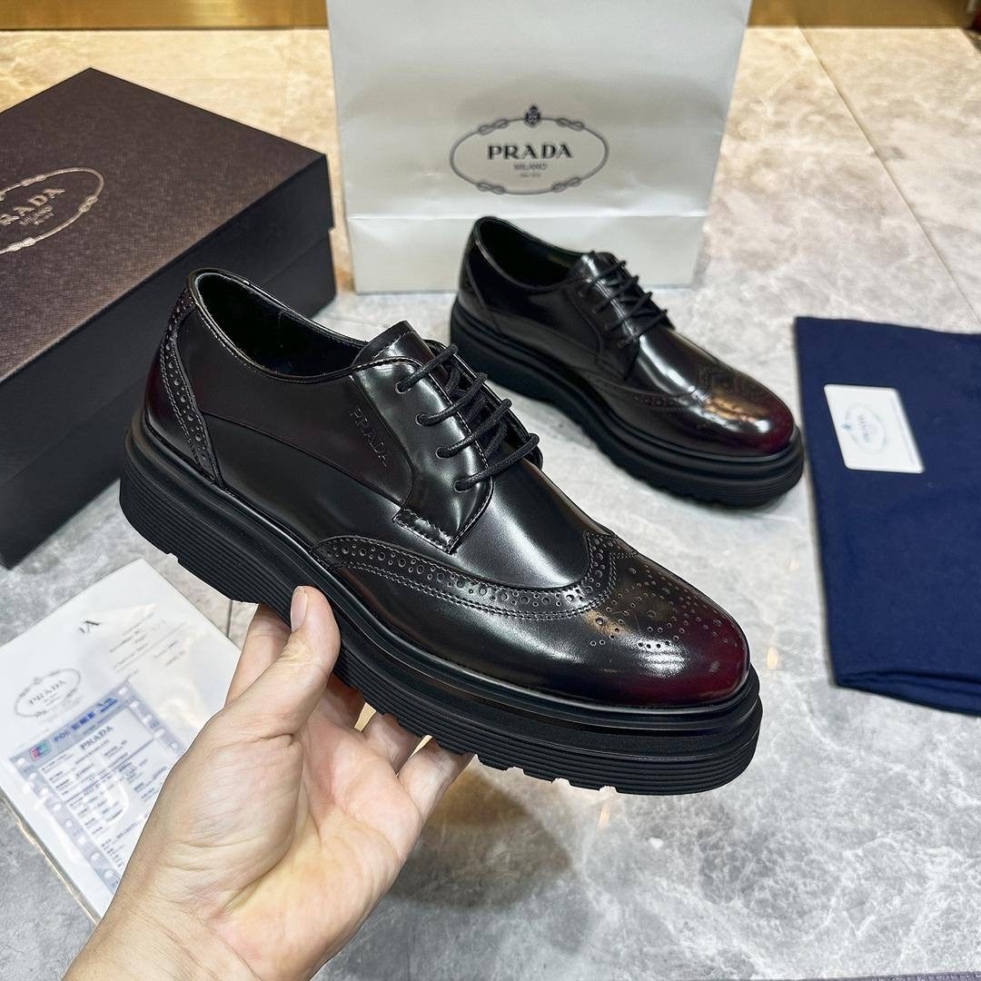 prada туфли,,мужские туфли,кожаные ботинки prada, прада