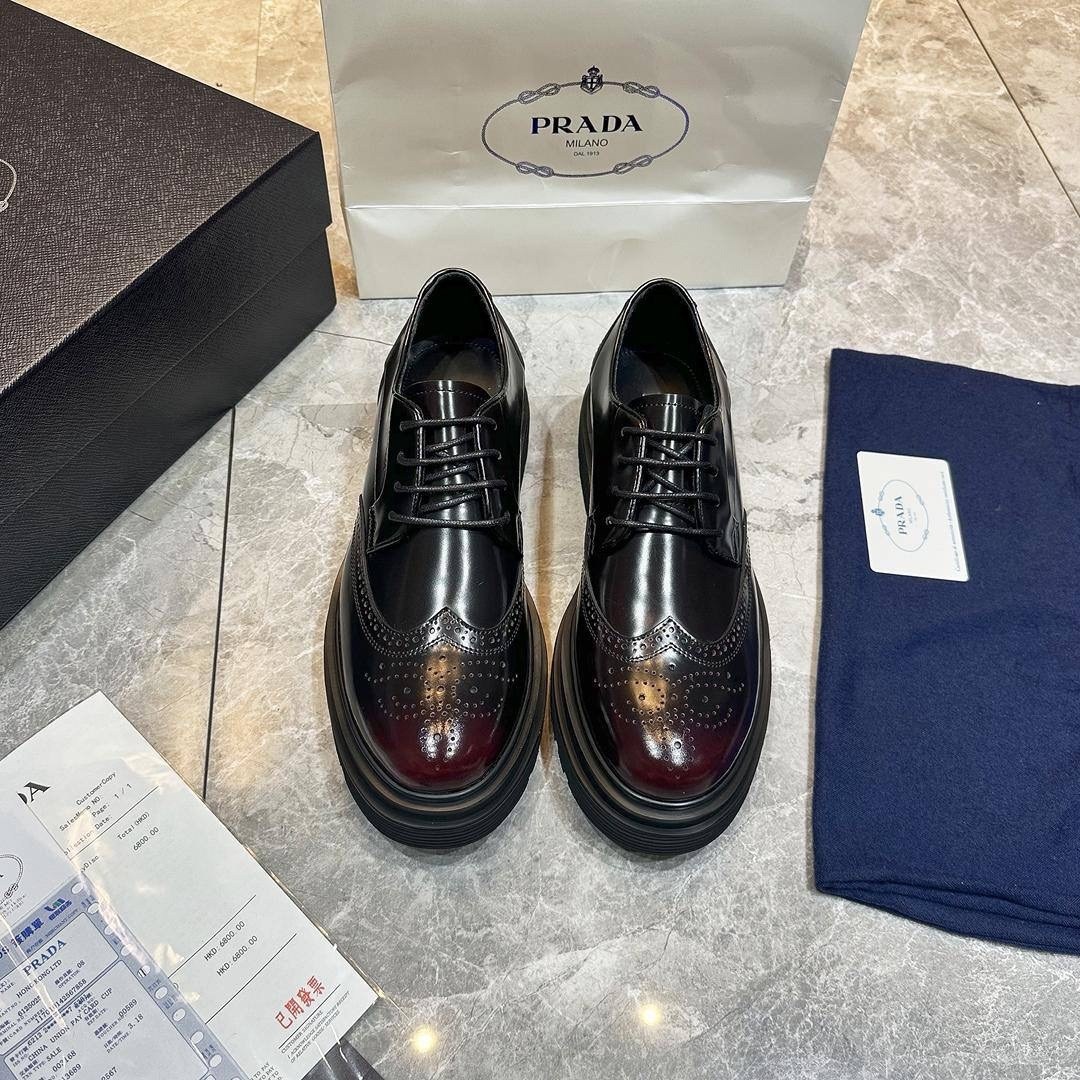 prada туфли,,мужские туфли,кожаные ботинки prada, прада