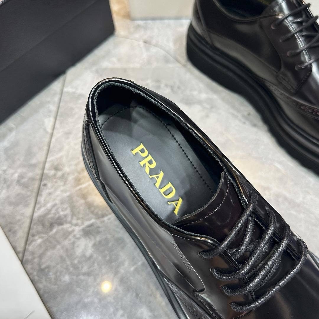 prada туфли,,мужские туфли,кожаные ботинки prada, прада