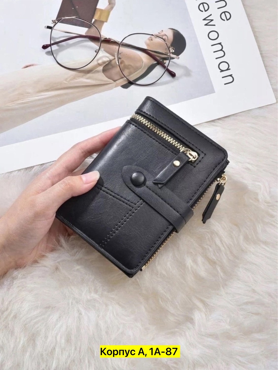 кошелек с застежкой,кошелек классический,кошелек повседневный,женские кошельки,кошелек мужской