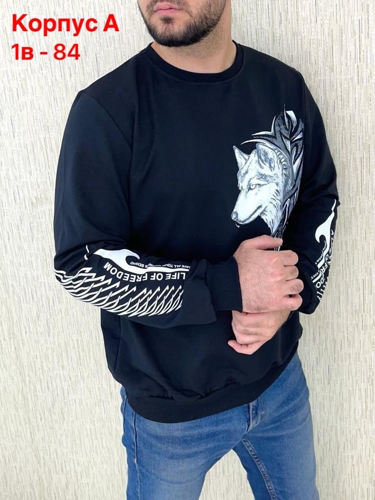 свитшот мужской белый,стильный свитшот,свитшоты мужские,одежды свитшоты,свитшот с принтом