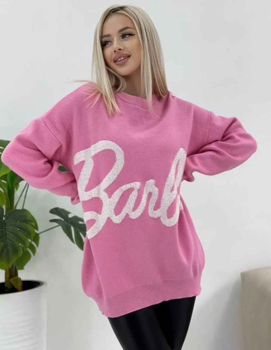 кофта свитер женский,кофта женская,свитер женский с принтом,стильная кофта,свитер с надписями барби
