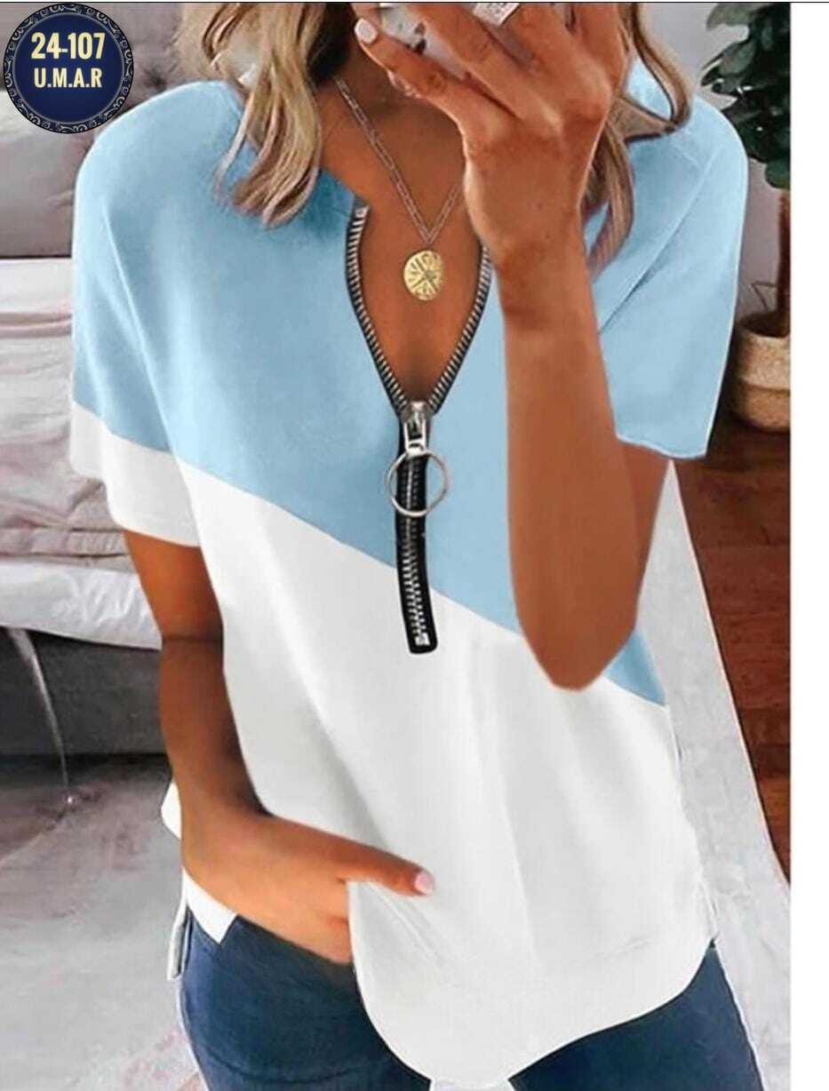 женская футболка на молнии,женская кофта,футболка с застежкой,блузка кофта,женская блузка