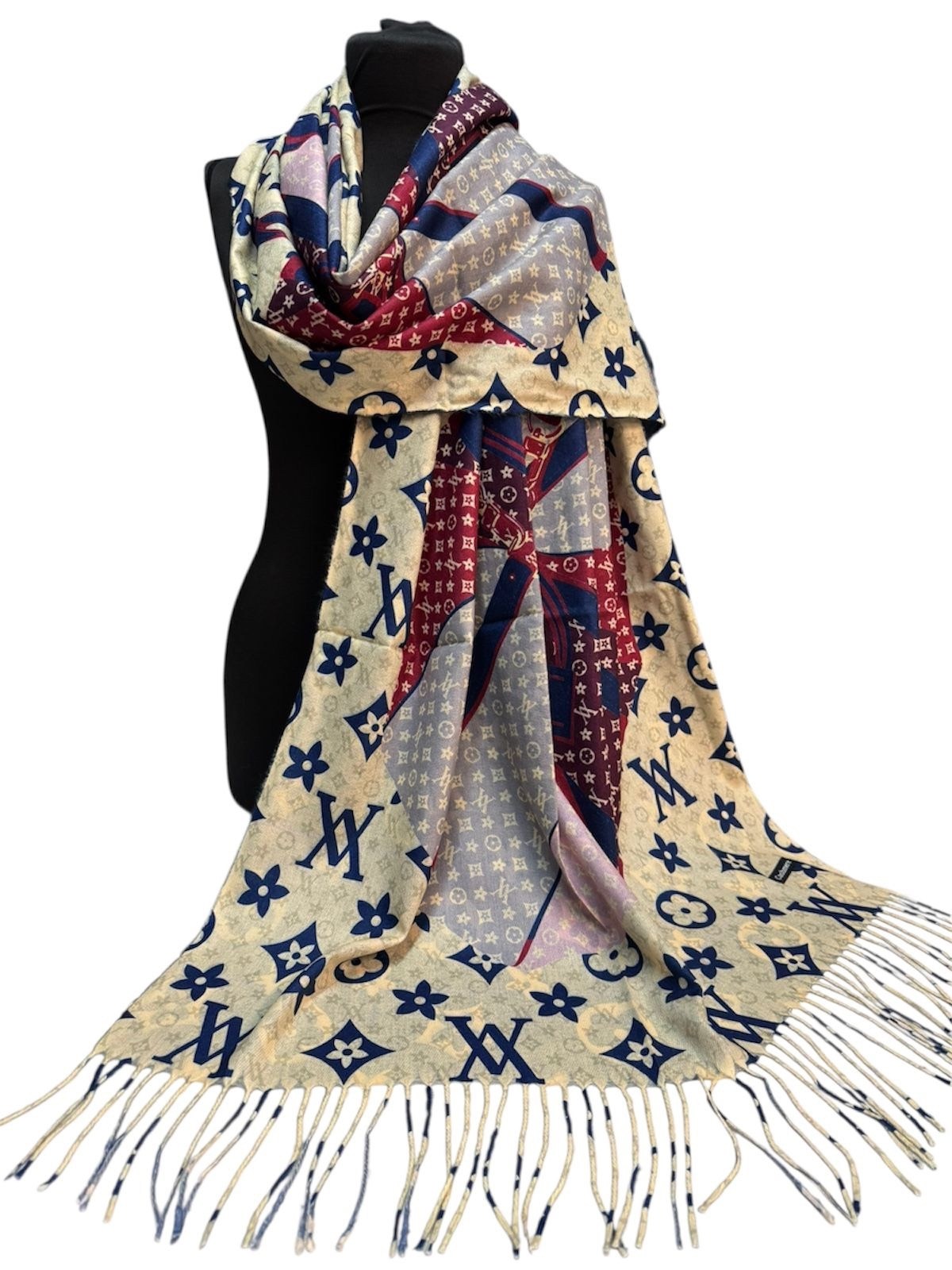 платок луи виттон кашемир,палантин женские,шарфы для женщин,шарфы и палантины,шарф женские