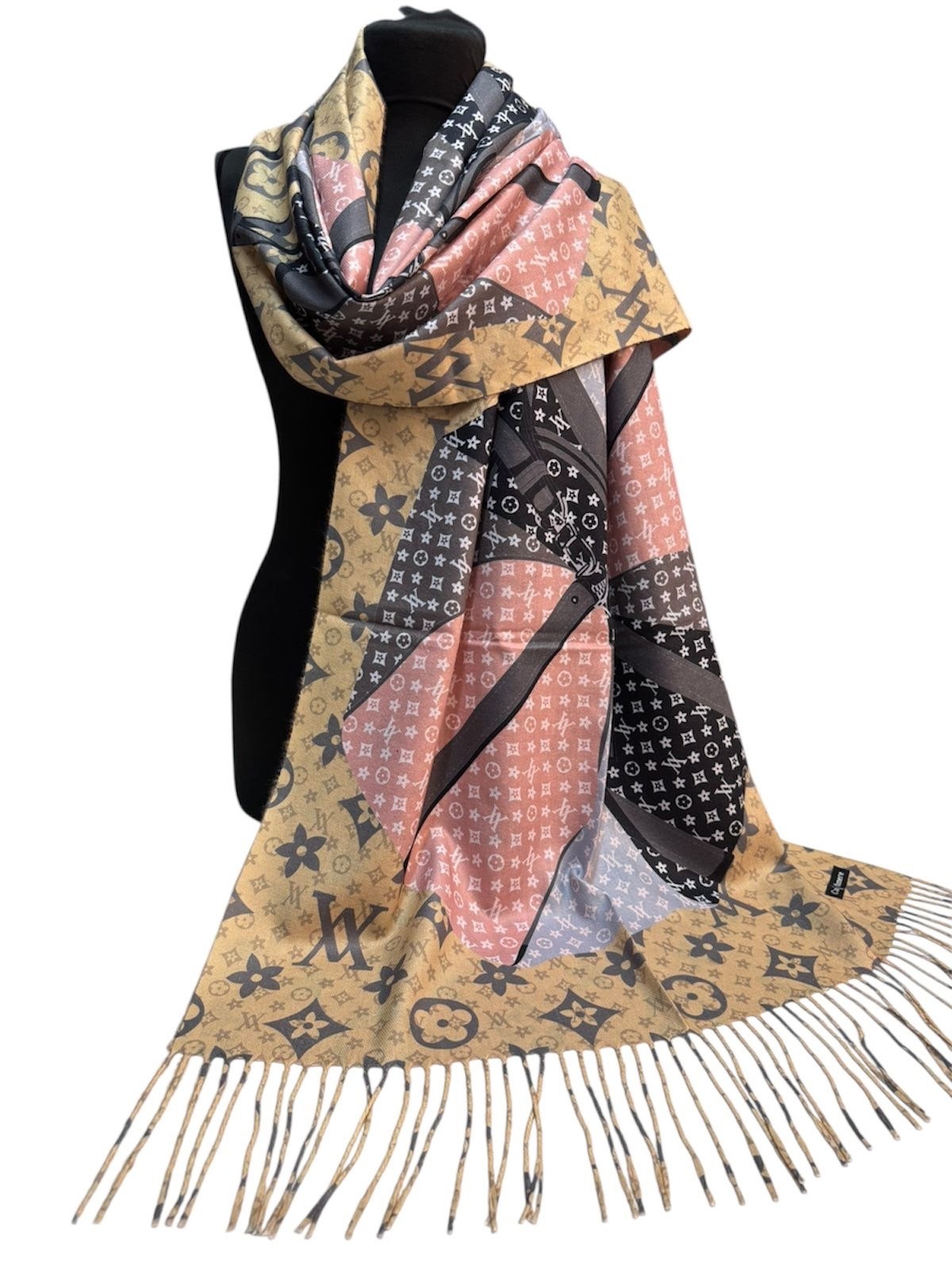 платок луи виттон кашемир,палантин женские,шарфы для женщин,шарфы и палантины,шарф женские