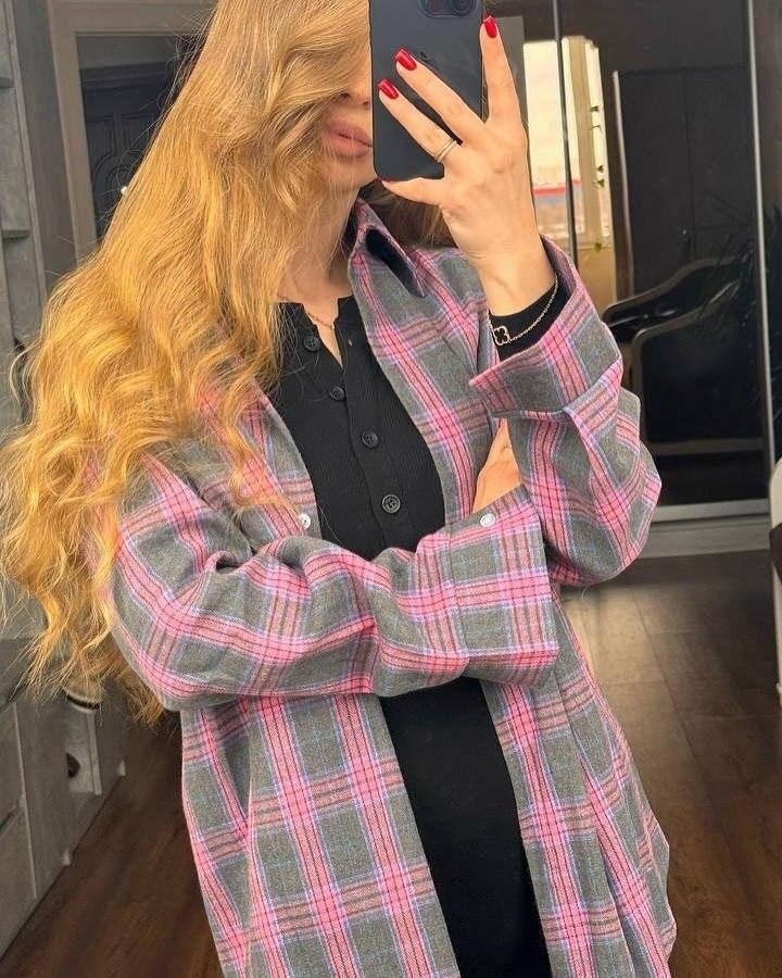рубашка в клетку женская,клетчатая рубашка теплая,рубашка в клетку свободного кроя,рубашка в клетку оверсайз женская,рубашка в клетку