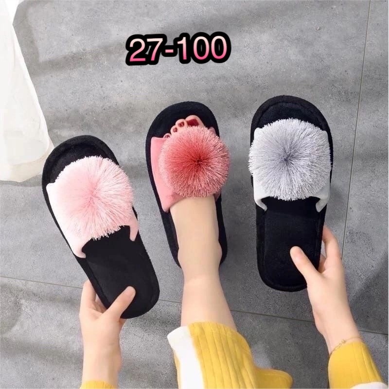 женские домашние тапочки,красивые тапочки,женские тапочки,домашние тапочки,тапочки с помпоном