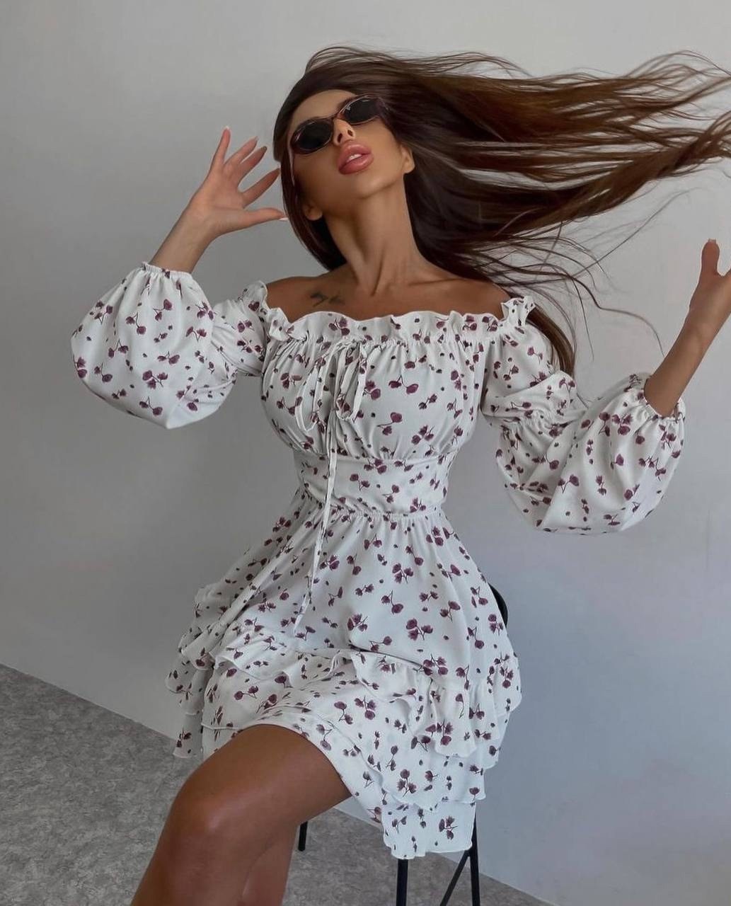 женские летние платья,летнее платье,платье воздушное,платье с рукавами,платье