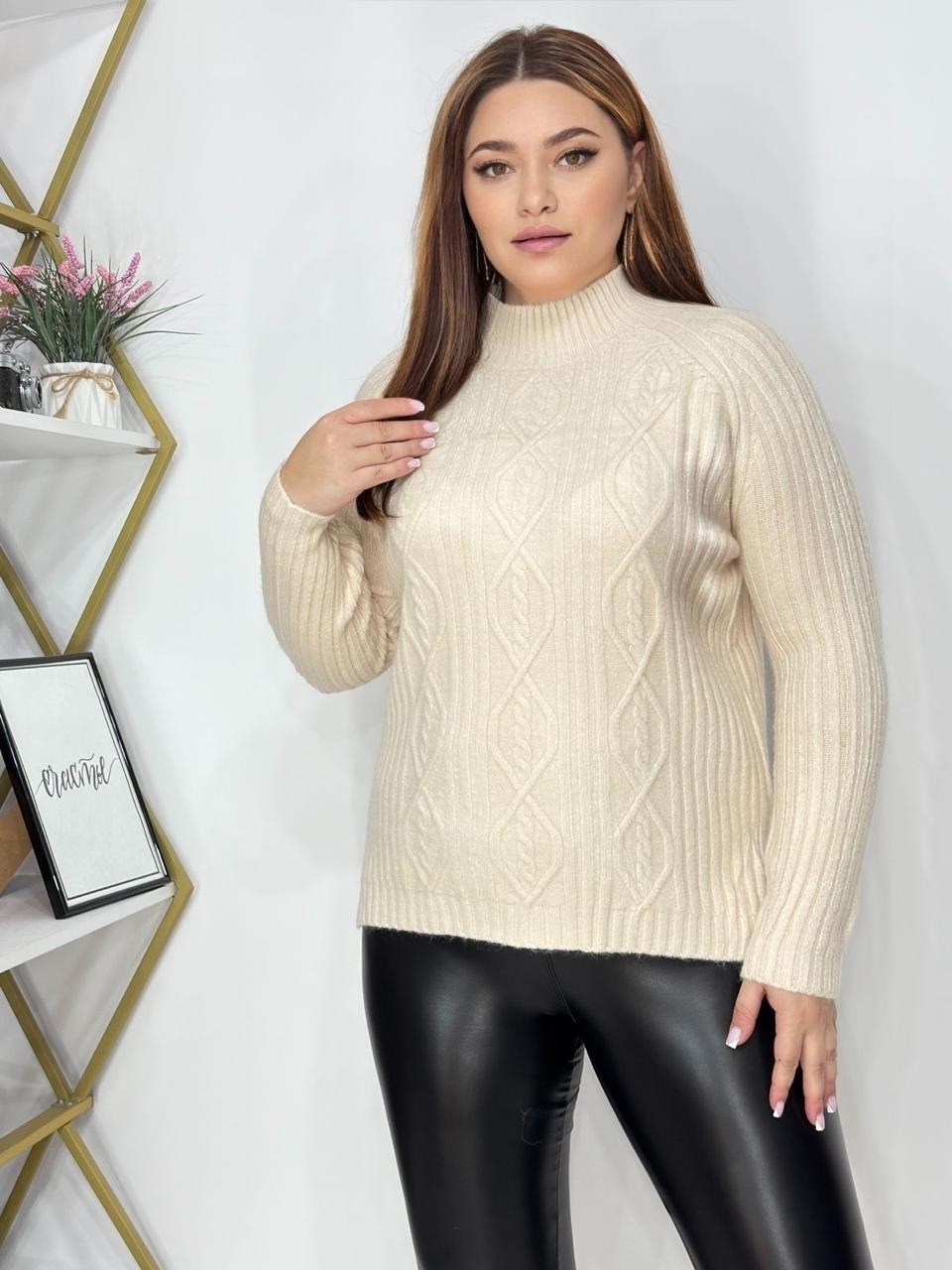 свитера женские,вязаные свитера женские,свитер джемпер,джемпер бежевый,свитер