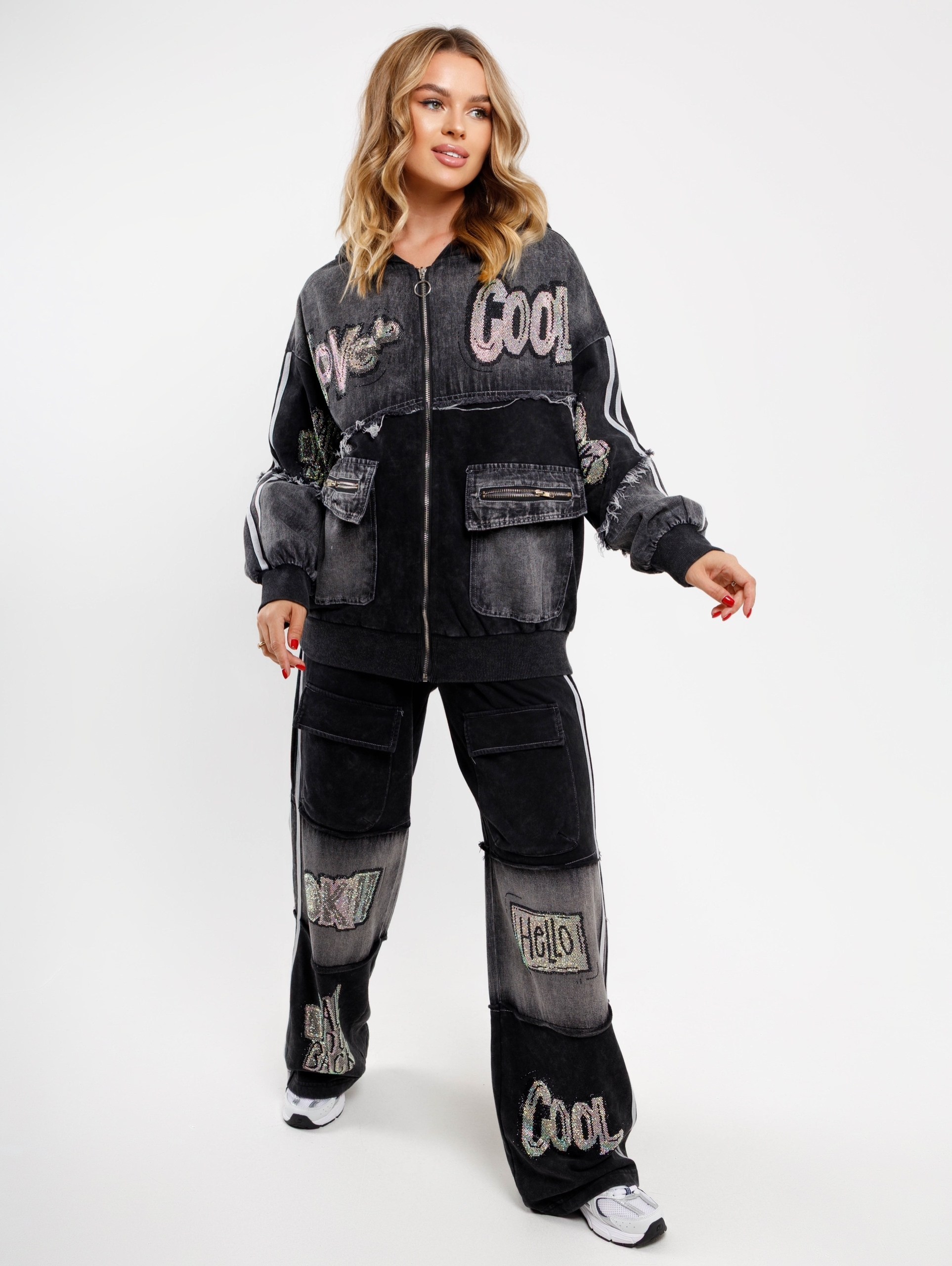 джинсовые костюмы женские,джинсовые костюмы,повседневный костюм,костюм модный,женские костюмы спортивные