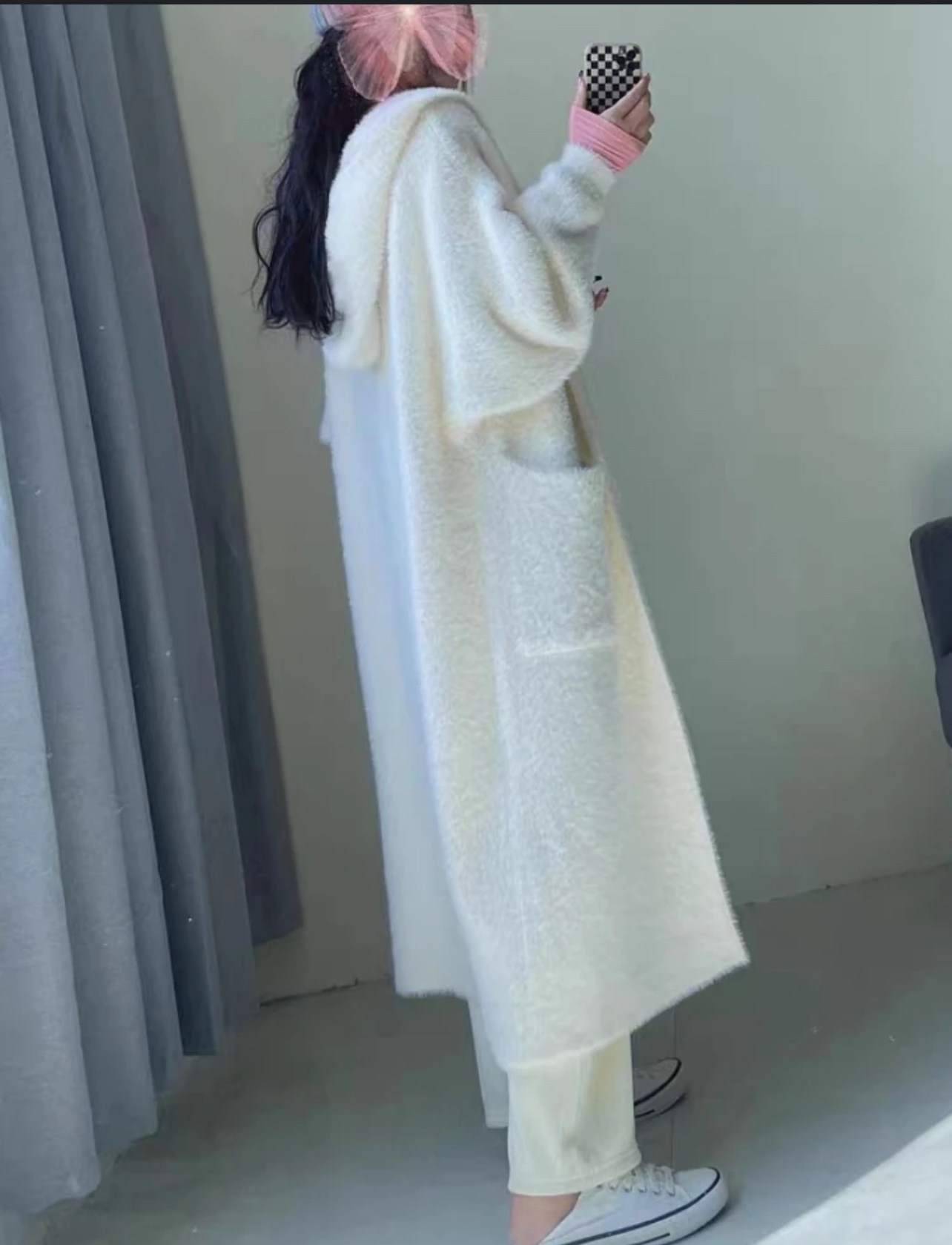 длинный вязаный кардиган,женский длинный вязаный кардиган с капюшоном,длинный кардиган,вязаные кардиганы,кардиган с капюшоном