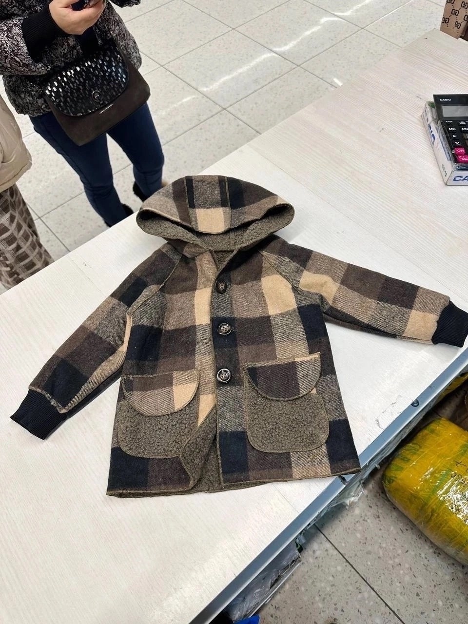 пальто в клетку,пальто для мальчика,пальто детское теплое,пальто для детей,детское пальто