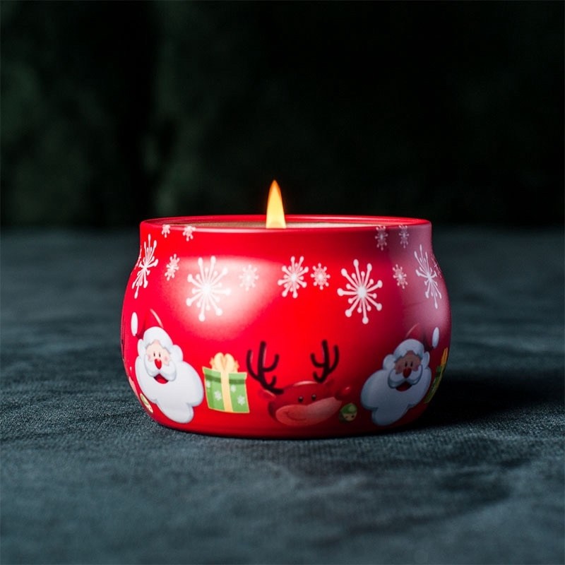 свечи новогодние набор,банка для свечей,cвечи новогодние,новогодние боксы,набор подарочные