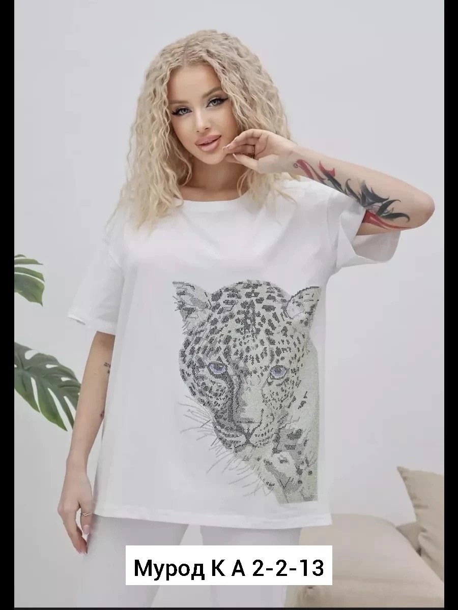 футболка женская,футболка оверсайз со стразам,футболка женская со стразами,футболки и майки,футболке