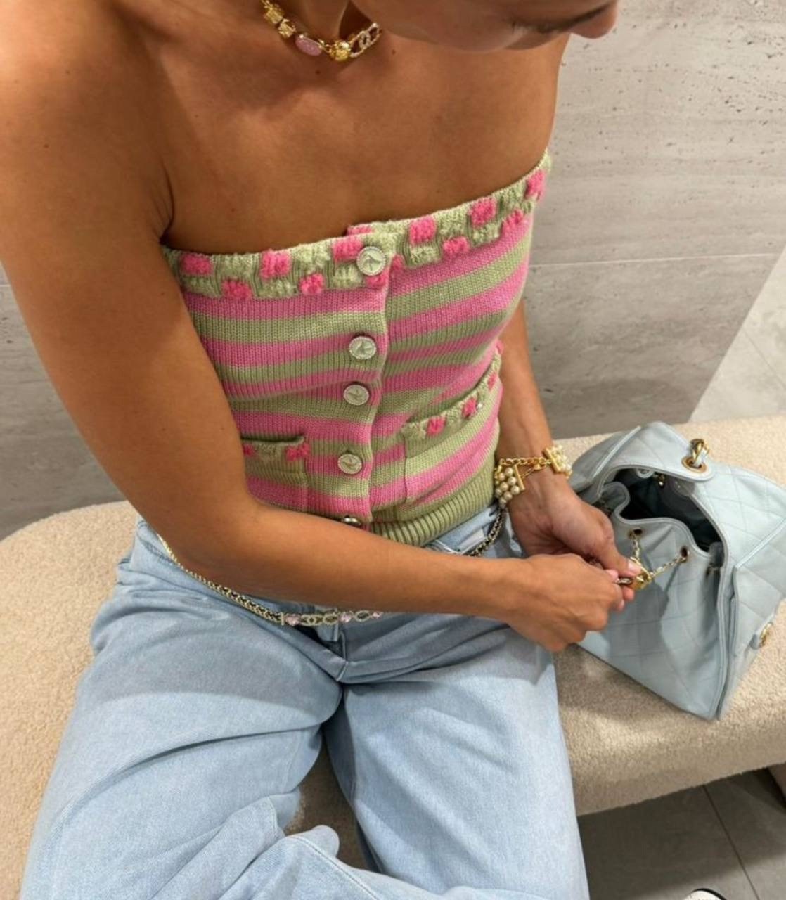 вязаные топы,майка вязаная,трикотажный топ,топы модные,идеи для вязания