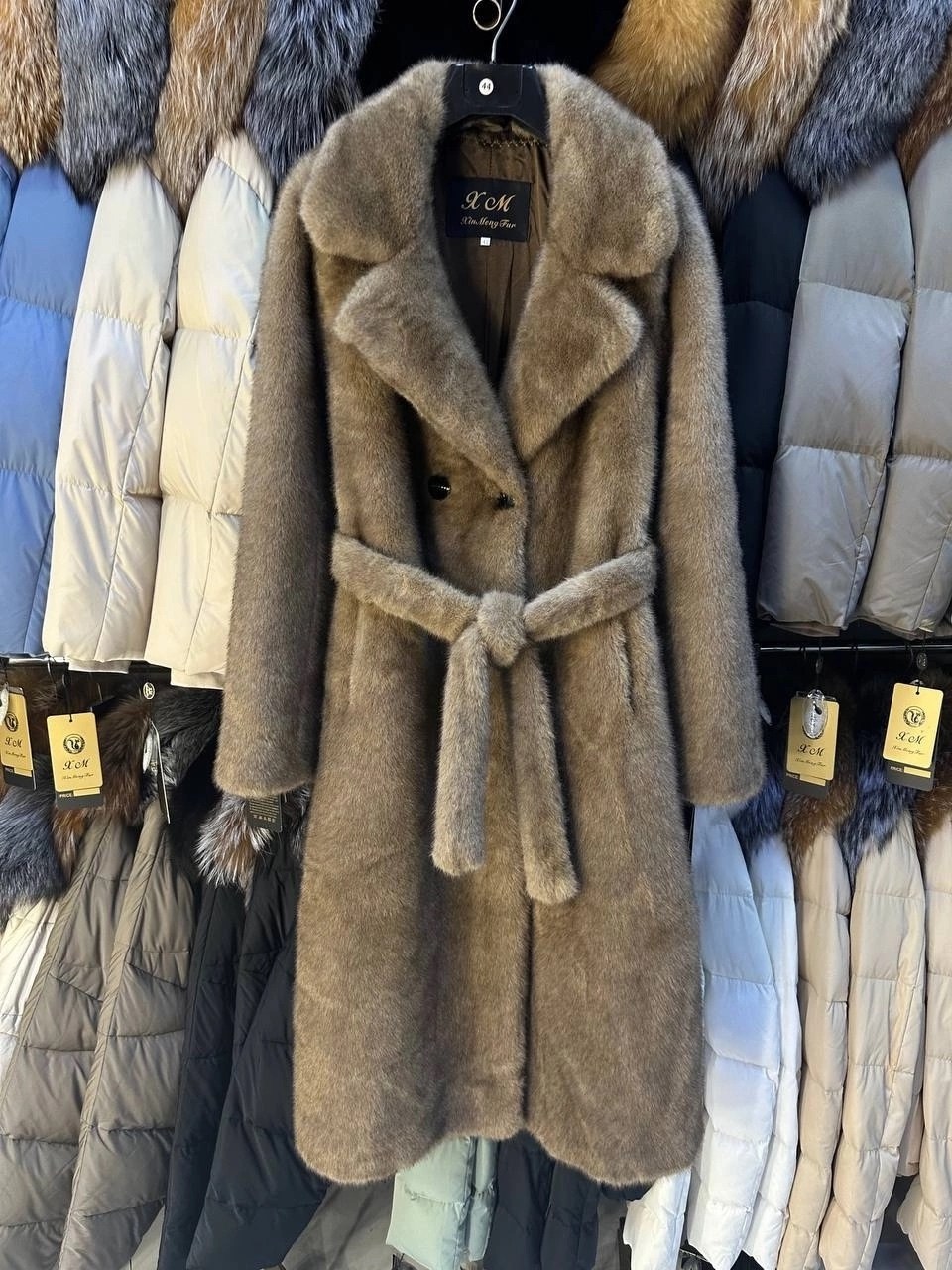 шуба из экомеха,шубка,шуба искусственная под норку,шуба под норку,шуба пальто