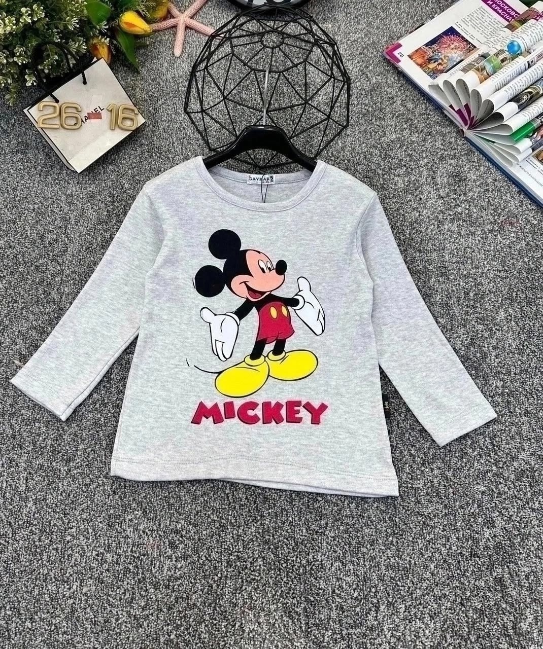 детская кофта,детская кофта свитшот, ,для детей свитшоты,кофта микки маус для мальчика
