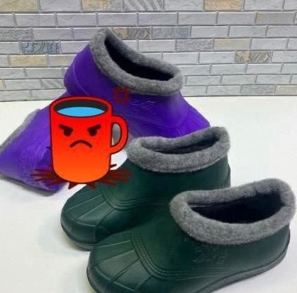 галоши эва hs-8105,галоши эва утепленные р.45,галоши жен эва утепл 36-41р,сабо утепленное,