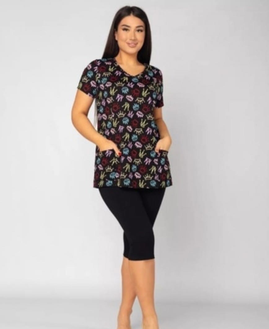 костюм двойка женская,костюм с бриджами,домашние костюмы,домашний женский костюм с бриджами больших размеров,женский домашний костюм