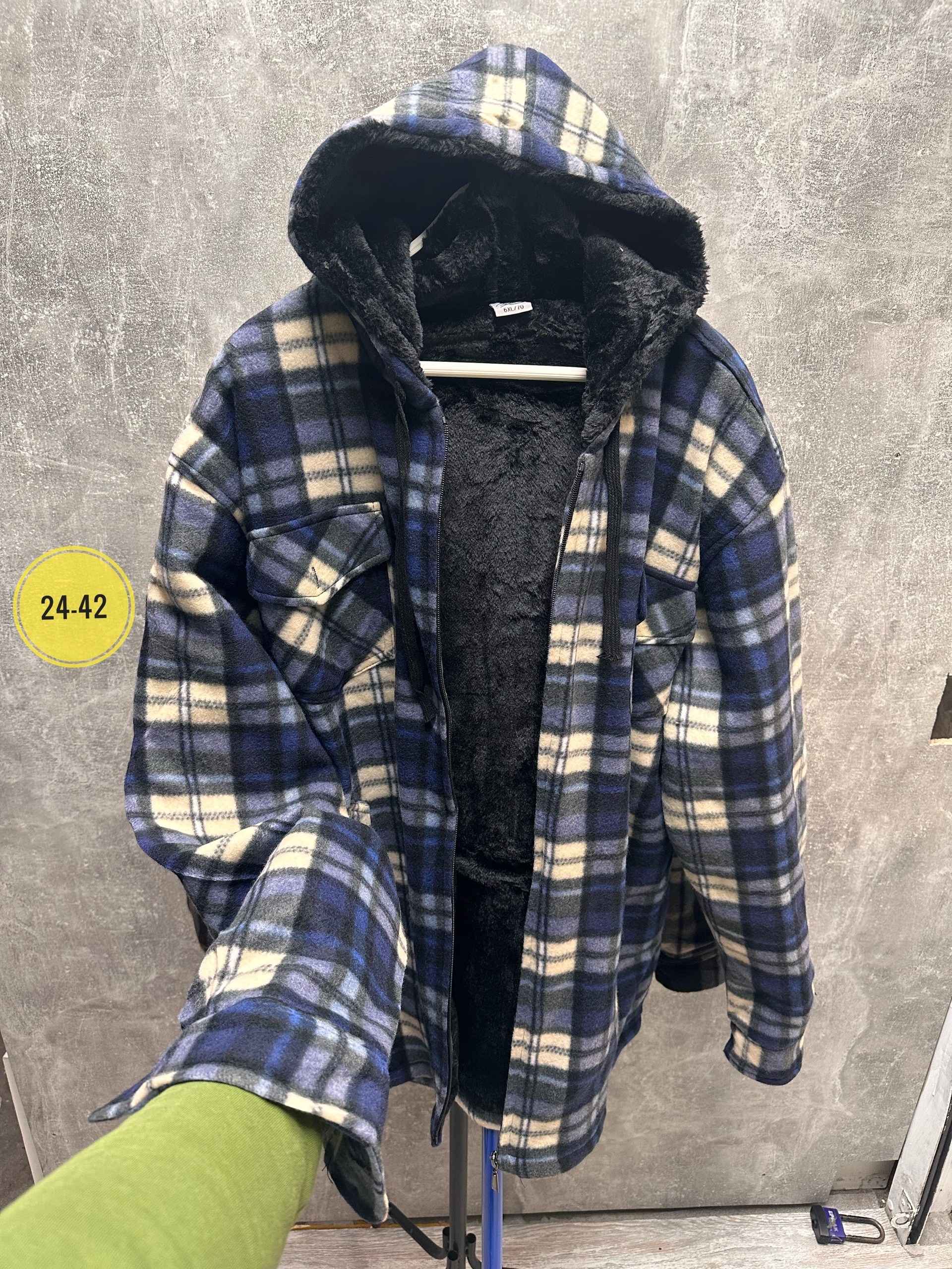 рубашка с капюшоном,рубашка теплая в клетку оверсайз,теплая рубашка,рубашка на меху,рубашка на флисе