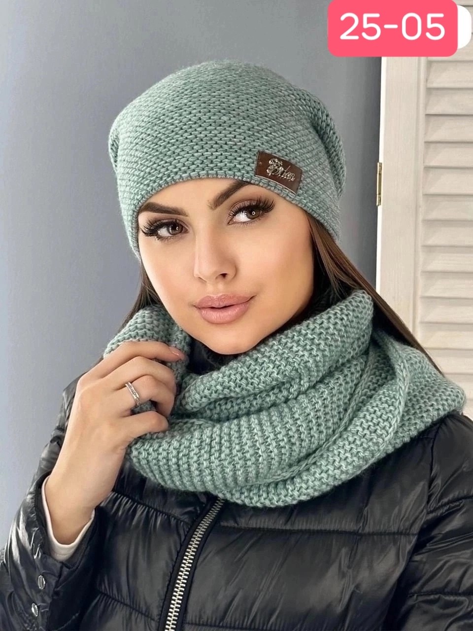 женская вязаная шапка,комплект шапка снуд женский,комплект шапки,комплект шапка и снуд,комплект шапка и хомут