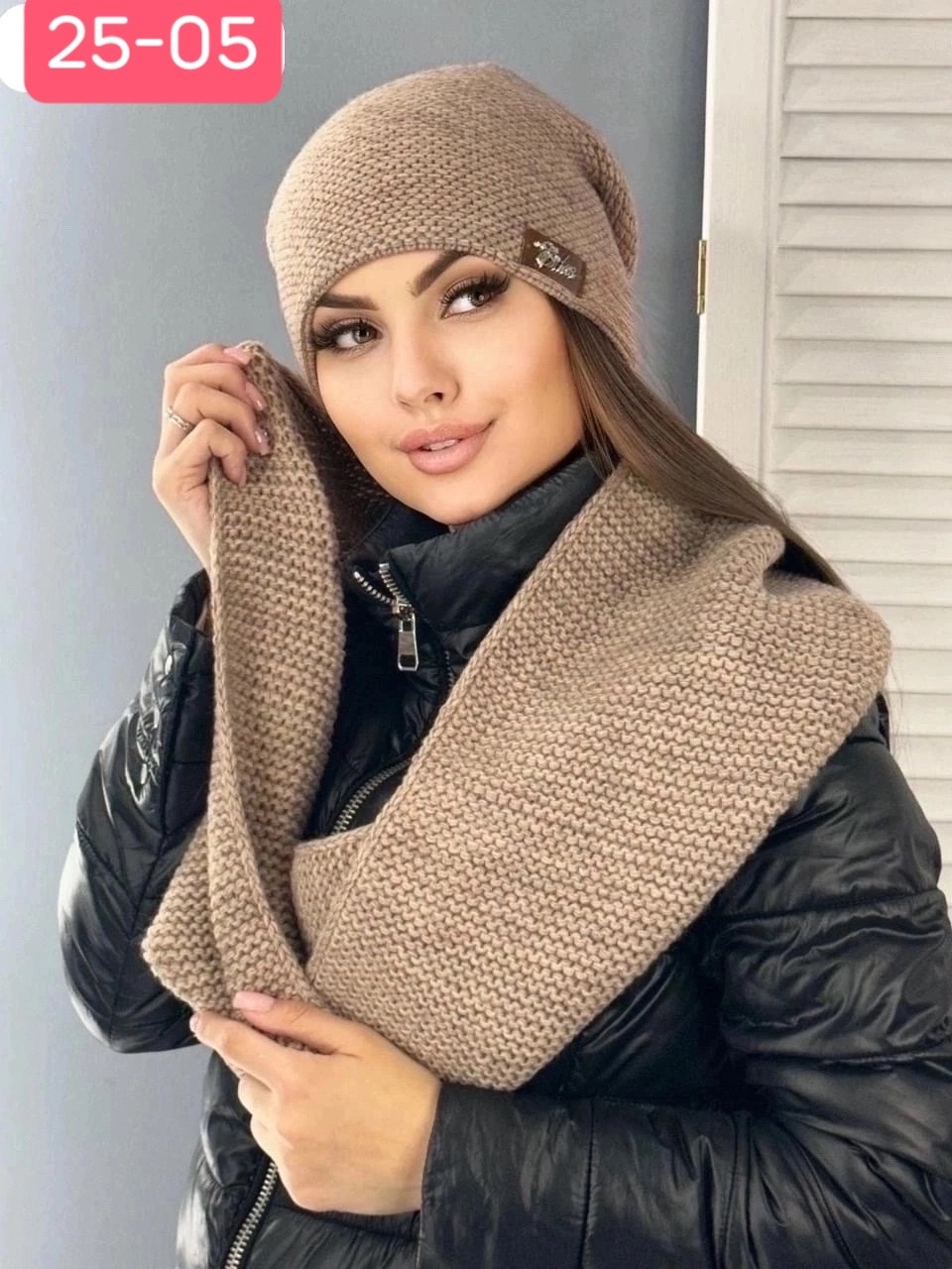 женская вязаная шапка,комплект шапка снуд женский,комплект шапки,комплект шапка и снуд,комплект шапка и хомут