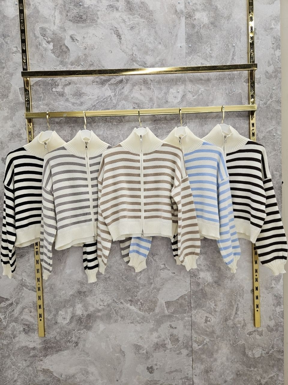 свитер в полоску,кофта женская,свитер в полоску на молнии,вязаные свитера,вязаные кардиганы