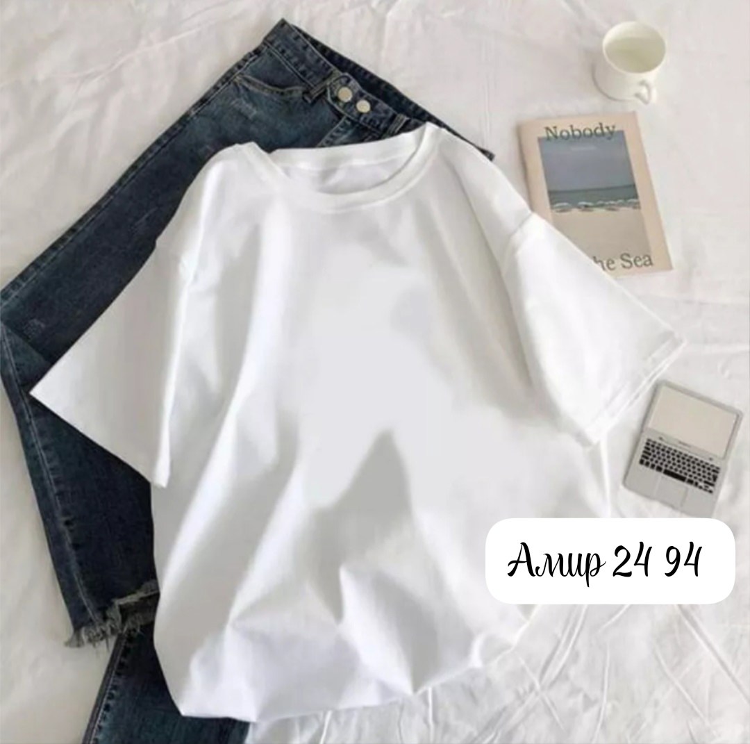 женские футболки,женская футболка оверсайз,белая футболка оверсайз,летние футболки,белая женская футболка