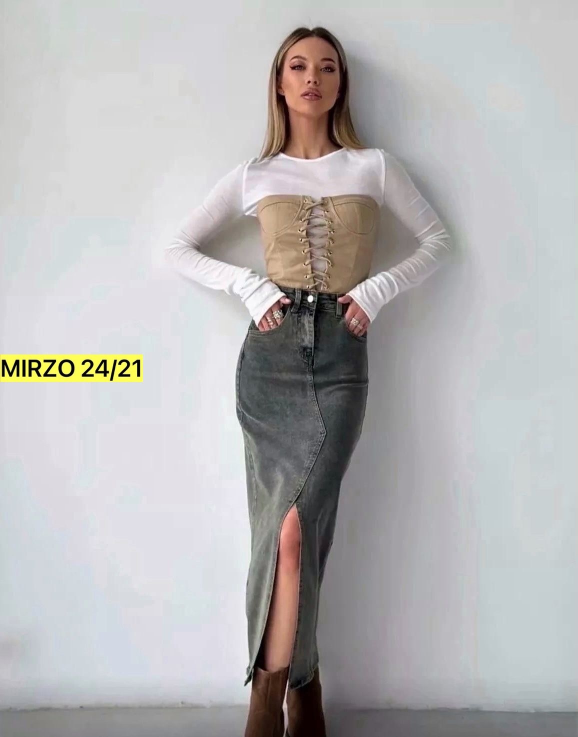 юбки женские,юбки джинсовые,юбка джинсовая женская,юбка джинсовая с разрезом спереди,юбка джинс