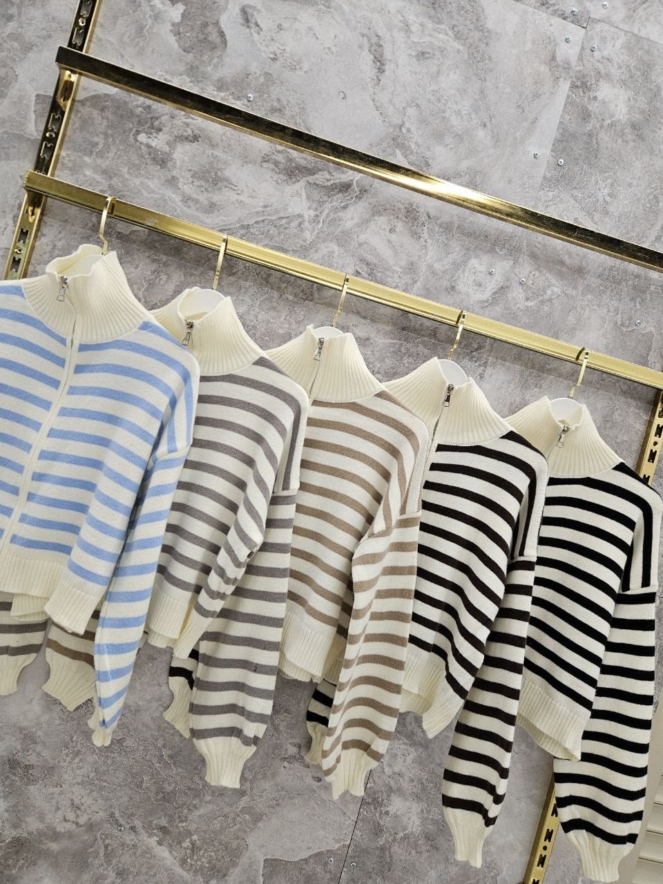 свитер в полоску,кофта женская,свитер в полоску на молнии,вязаные свитера,вязаные кардиганы