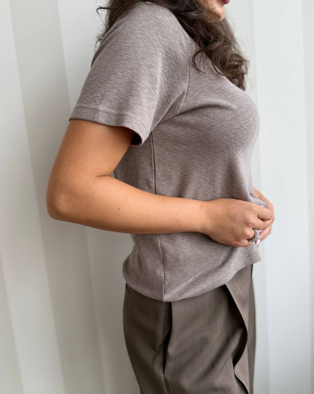 трикотажная футболка,стильный джемпер,футболка женская,кофточка,блузка женская